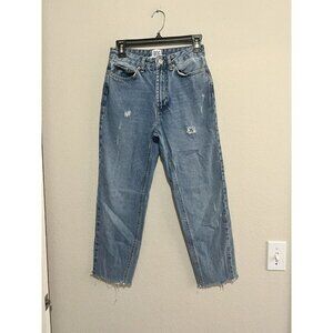 URBAN Outfitters BDG Mom High-Rise Distressed Jeans Size 25 Medium